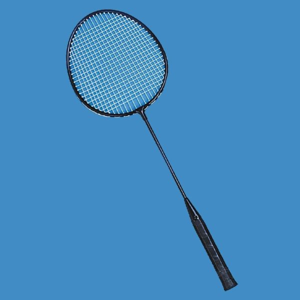 Budget steel badminton racket