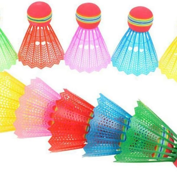12-Pack Durable Nylon Shuttlecocks