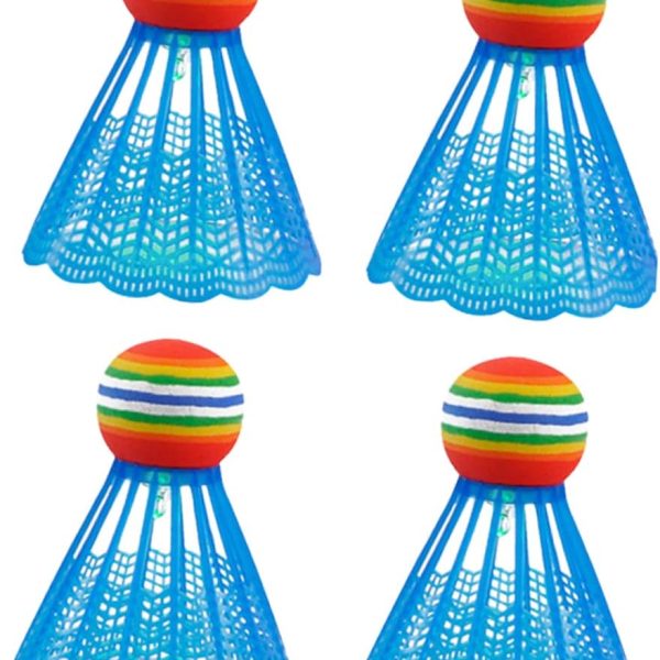 Lightweight Plastic-Nylon Shuttlecocks