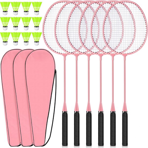 6-racket badminton set