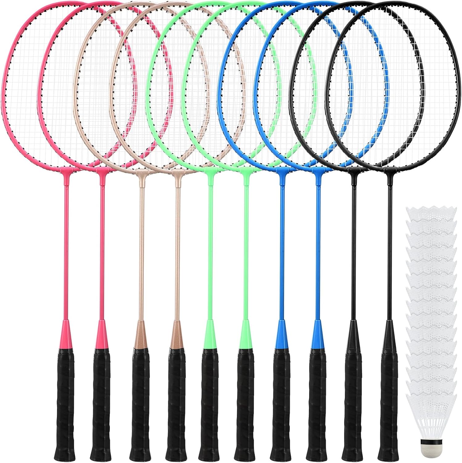 Outdoor Badminton Racquets with Shuttlecocks