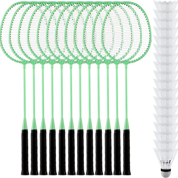 12-Racket Badminton Set